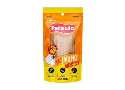 PETISCAO CAOLAGENO FRANGO 100G