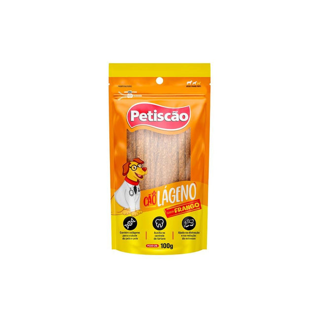 PETISCAO CAOLAGENO FRANGO 100G