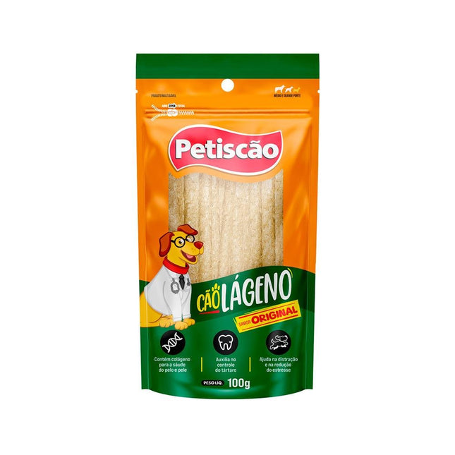 PETISCAO CAOLAGENO ORIGINAL 100G