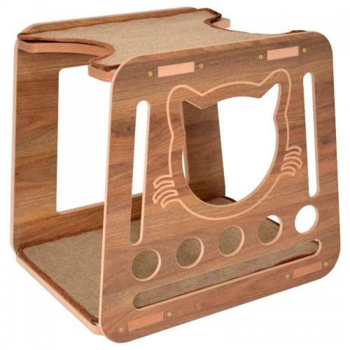 SAO PET NICHO FUNNY CAT - MARROM