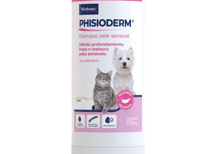 VIRBAC PHISIODERM SHAMPOO PELE SENSIVEL 250ML