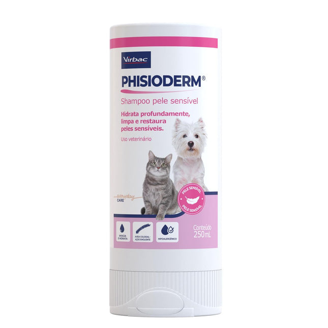 VIRBAC PHISIODERM SHAMPOO PELE SENSIVEL 250ML