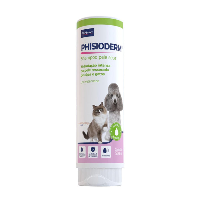 VIRBAC PHISIODERM SHAMPOO PELE SECA 250ML