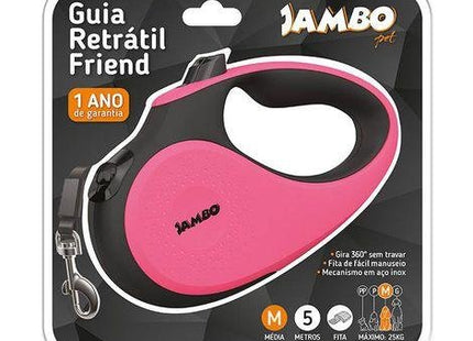JAMBO GUIA RETRATIL FRIEND MEDIA ROSA