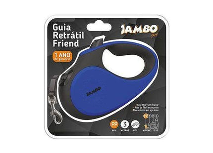 JAMBO GUIA RETRATIL FRIEND MINI AZUL