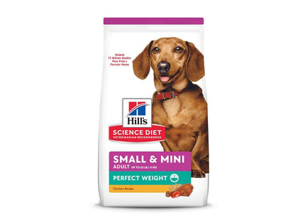 HILL'S CAES ADULTOS PESO PERFEITO PEQUENOS E MINI 1,81KG