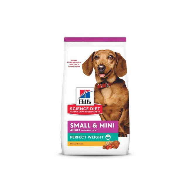 HILL'S CAES ADULTOS PESO PERFEITO PEQUENOS E MINI 1,81KG