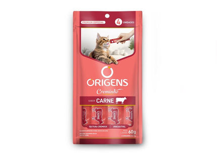 ORIGENS GATOS CREMINHO CARNE 60G