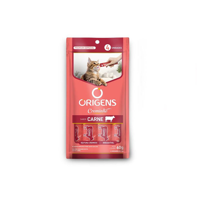 ORIGENS GATOS CREMINHO CARNE 60G