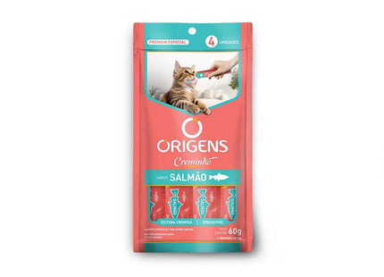 ORIGENS GATOS CREMINHO SALMAO 60G