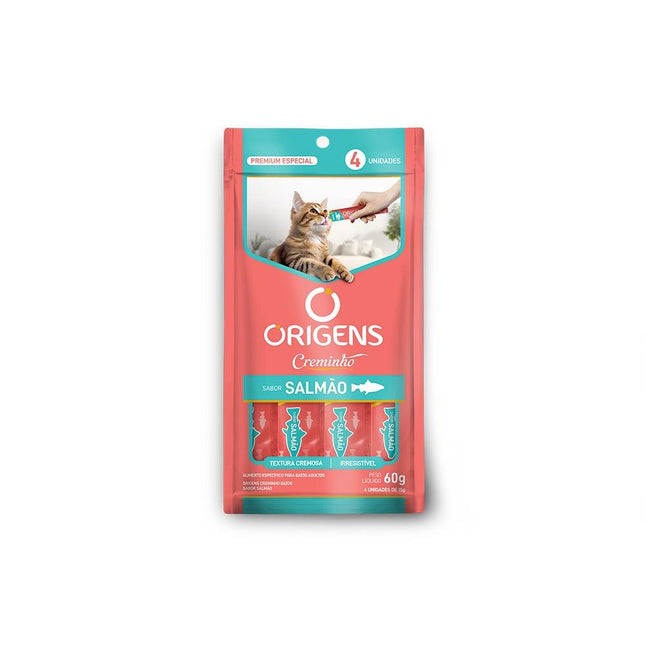 ORIGENS GATOS CREMINHO SALMAO 60G