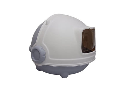 GREAT PETS SANITARIO FECHADO MINION BRANCO/CINZA