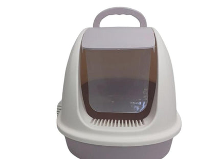 GREAT PETS SANITARIO FECHADO BONE BRANCO/LILAS