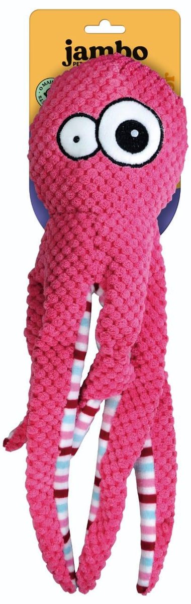 JAMBO BRINQ. PELUCIA OCTOPUS ROSA