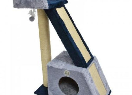 SAO PET ARRANHADOR AGGER  AZUL/CINZA