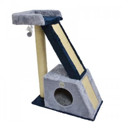 SAO PET ARRANHADOR AGGER  AZUL/CINZA