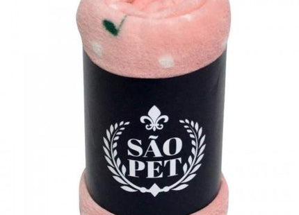 SAO PET COBERTOR DE MICROFIBRA G ROSA