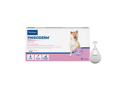 VIRBAC PHISIODERM SPOT ON ACIMA DE 10KG 6X4ML