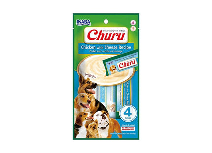 CHURU DOG PETISCO FRANGO COM QUEIJO C/4 UNI 56G