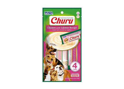 CHURU DOG PETISCO FRANGO COM SALMAO C/4 UNI 56G