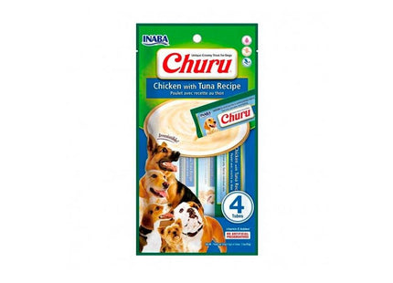 CHURU DOG PETISCO FRANGO COM ATUM C/4 UNI 56G