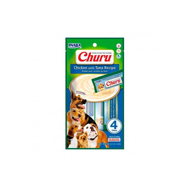 CHURU DOG PETISCO FRANGO COM ATUM C/4 UNI 56G