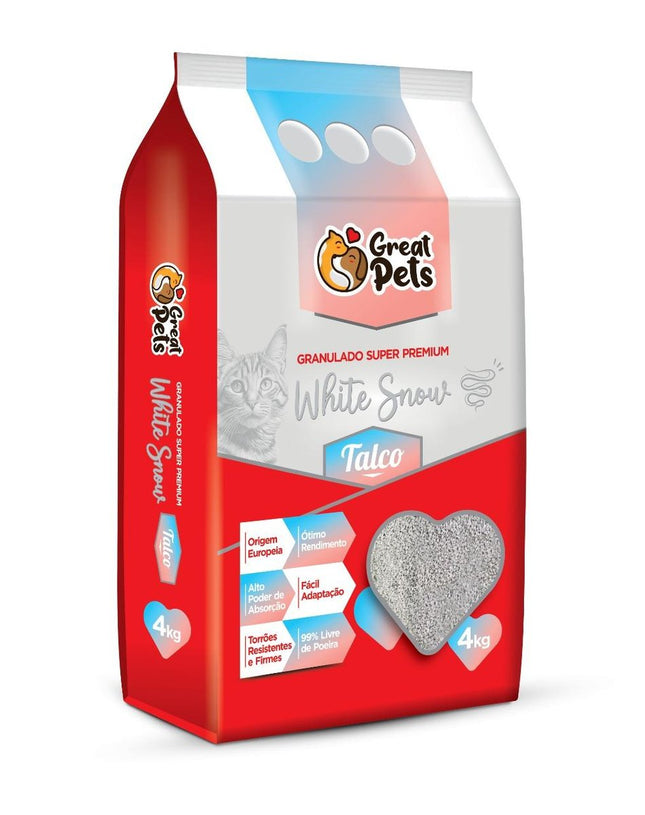 GREAT PETS GRANULADO WHITE SNOW TALCO 4KG