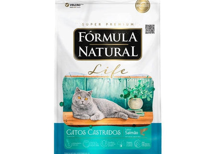 FORMULA NATURAL LIFE GATOS CASTRADOS SALMAO 10,1KG