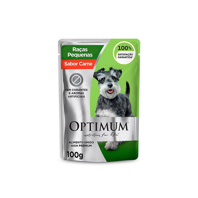 OPTIMUM DOG SACHE ADULTOS RACAS PEQ. CARNE 100G