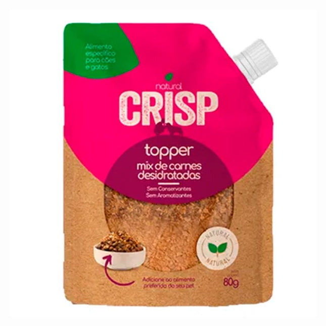NATURAL CRISP TOPPER MIX DE CARNES 80G