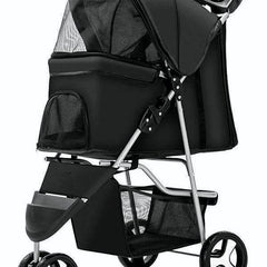 JAMBO CARRINHO PASSEIO PET 3 PRETO