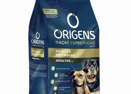 ORIGENS PIT BULL/ROTTWEILER ADULTO 15KG