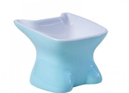 SP BEBEDOURO COMEDOURO CERAMICA AZUL