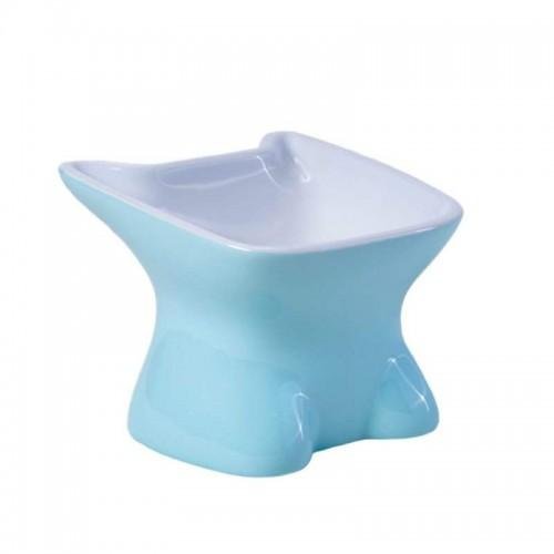 SP BEBEDOURO COMEDOURO CERAMICA AZUL