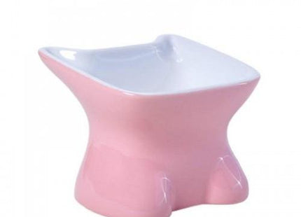 SP BEBEDOURO COMEDOURO CERAMICA ROSA