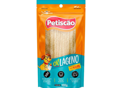 PETISCAO CAOLAGENO LEITE 100G