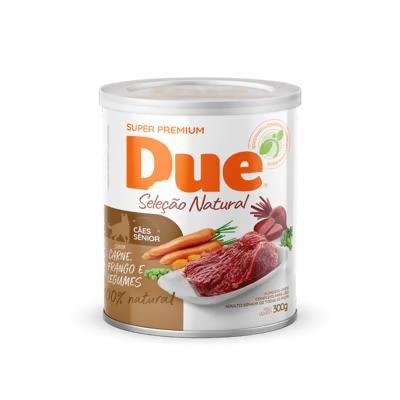 DUE LATA CAES SENIOR CARNE/FRANGO/LEGU 300G