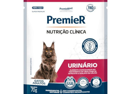 PREMIER NUTRICAO CLINICA GATOS UMIDOS URINARIO 70G
