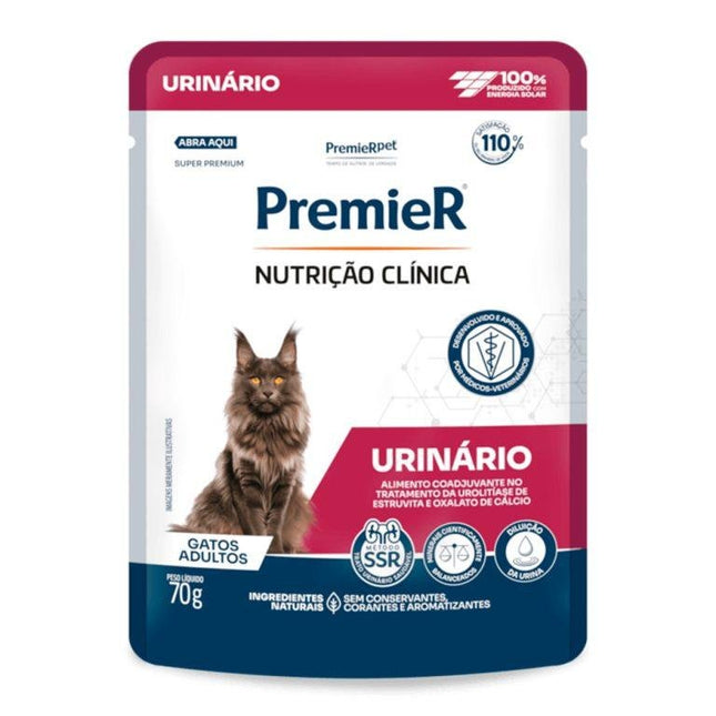 PREMIER NUTRICAO CLINICA GATOS UMIDOS URINARIO 70G
