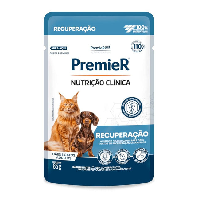 PREMIER NUTRICAO CLINICA CAES/GATOS UMIDOS RECUPERACAO 85G
