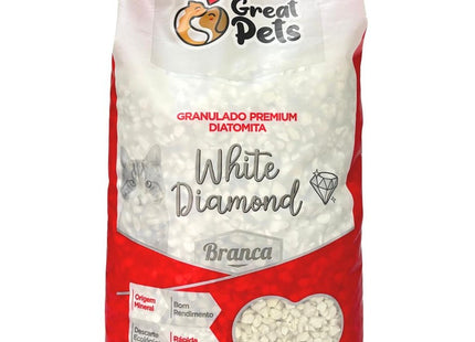 GREAT PETS AREIA BRANCA DIATOMITA 3,6KG