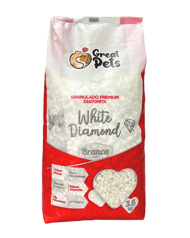 GREAT PETS AREIA BRANCA DIATOMITA 3,6KG