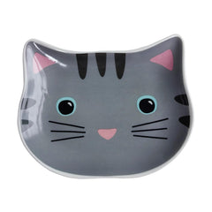 GREAT PETS COMEDOURO CERAMICA GATINHO CINZA