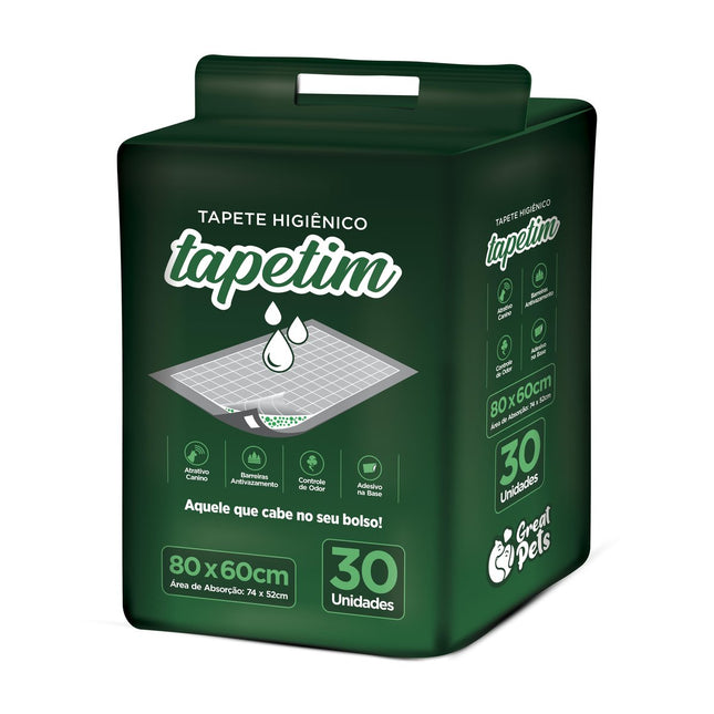 GREAT PETS TAPETE HIG. TAPETIM 80X60CM - C/30UNI
