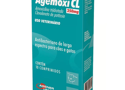 AGENER AGEMOXI CL 250MG 10 COMPRIMIDOS