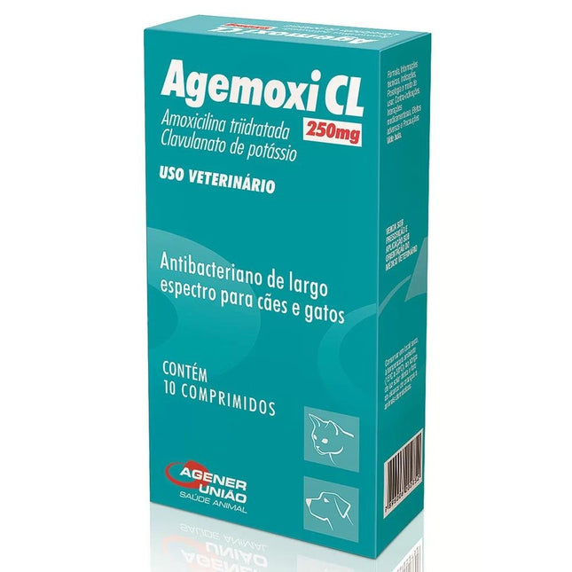 AGENER AGEMOXI CL 250MG 10 COMPRIMIDOS