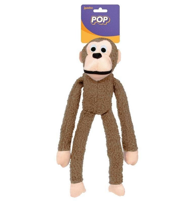 JAMBO BRINQ. PELUCIA MACACO MARROM POP