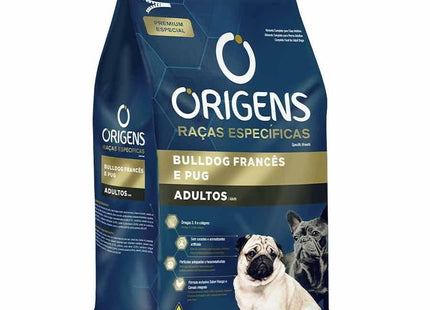 ORIGENS BULLDOG FRANCES/PUG ADULTOS 10,1KG