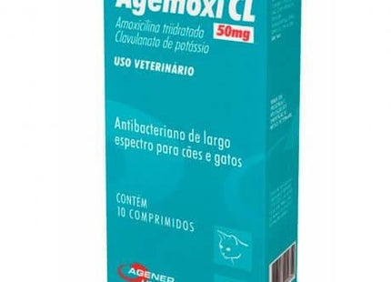 AGENER AGEMOXI CL 50MG 10 COMPRIMIDOS