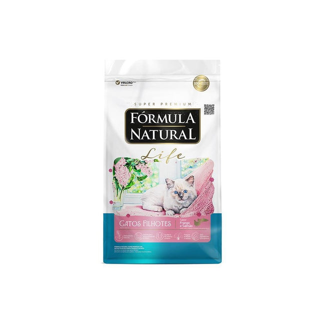FORMULA NATURAL LIFE GATOS FILHOTES FRANGO/SALMAO 10,1KG